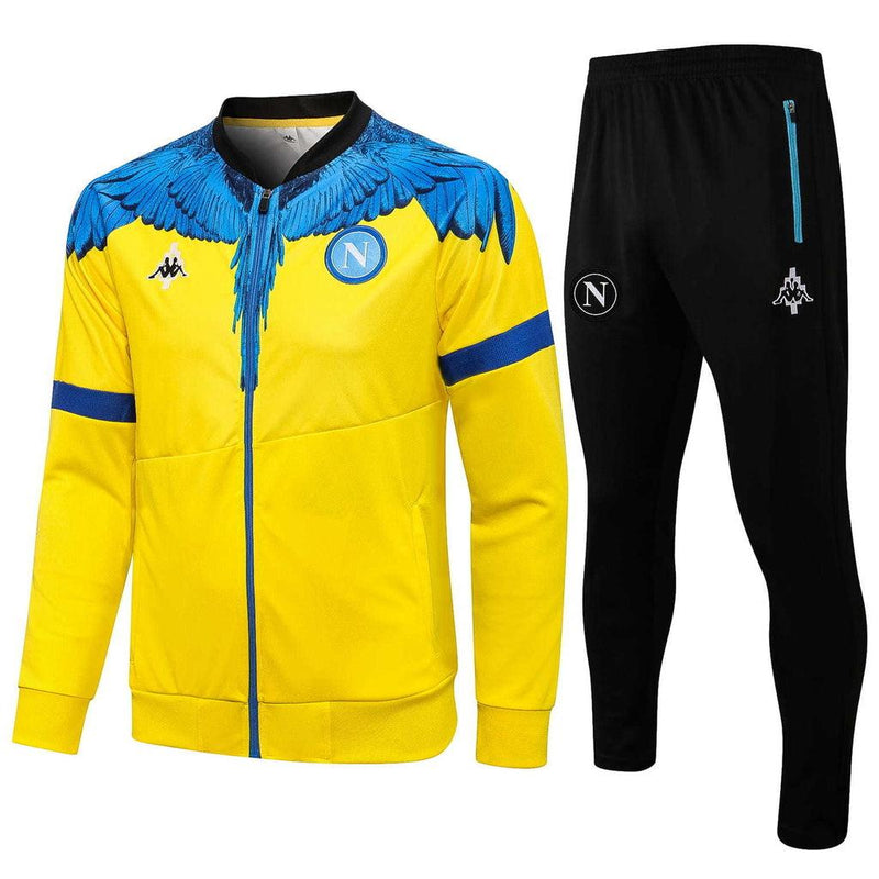 Conjunto Inverno Napoli Amarelo e Preto Kappa - Com Fecho