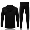 Conjunto Inverno Real Madrid Preto Adidas - Com Fecho e Capuz